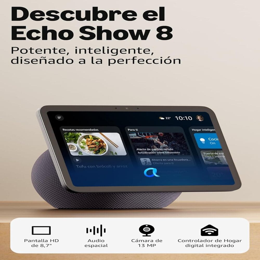 ECHO SHOW 8 Modelo 2025 Negro