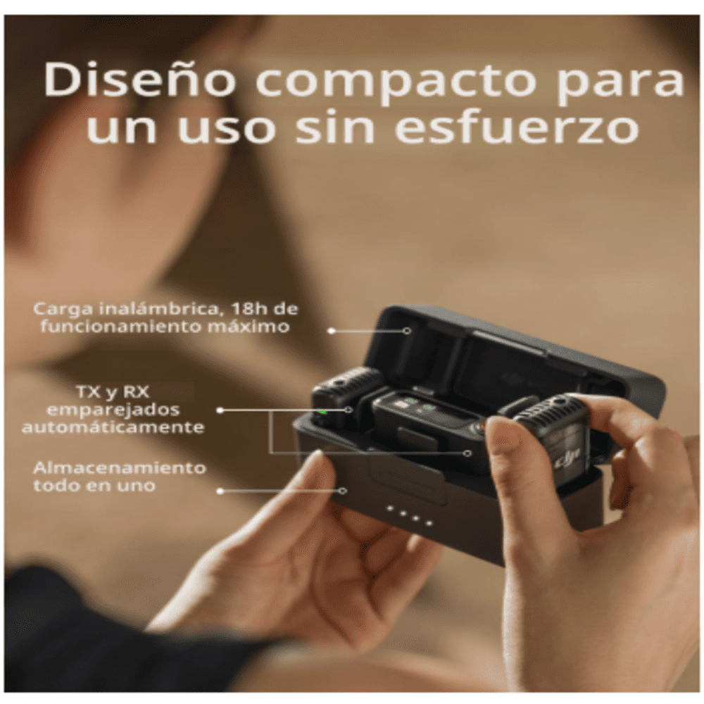 DJI MIC MINI 2 CON ESTUCHE RECARGABLE