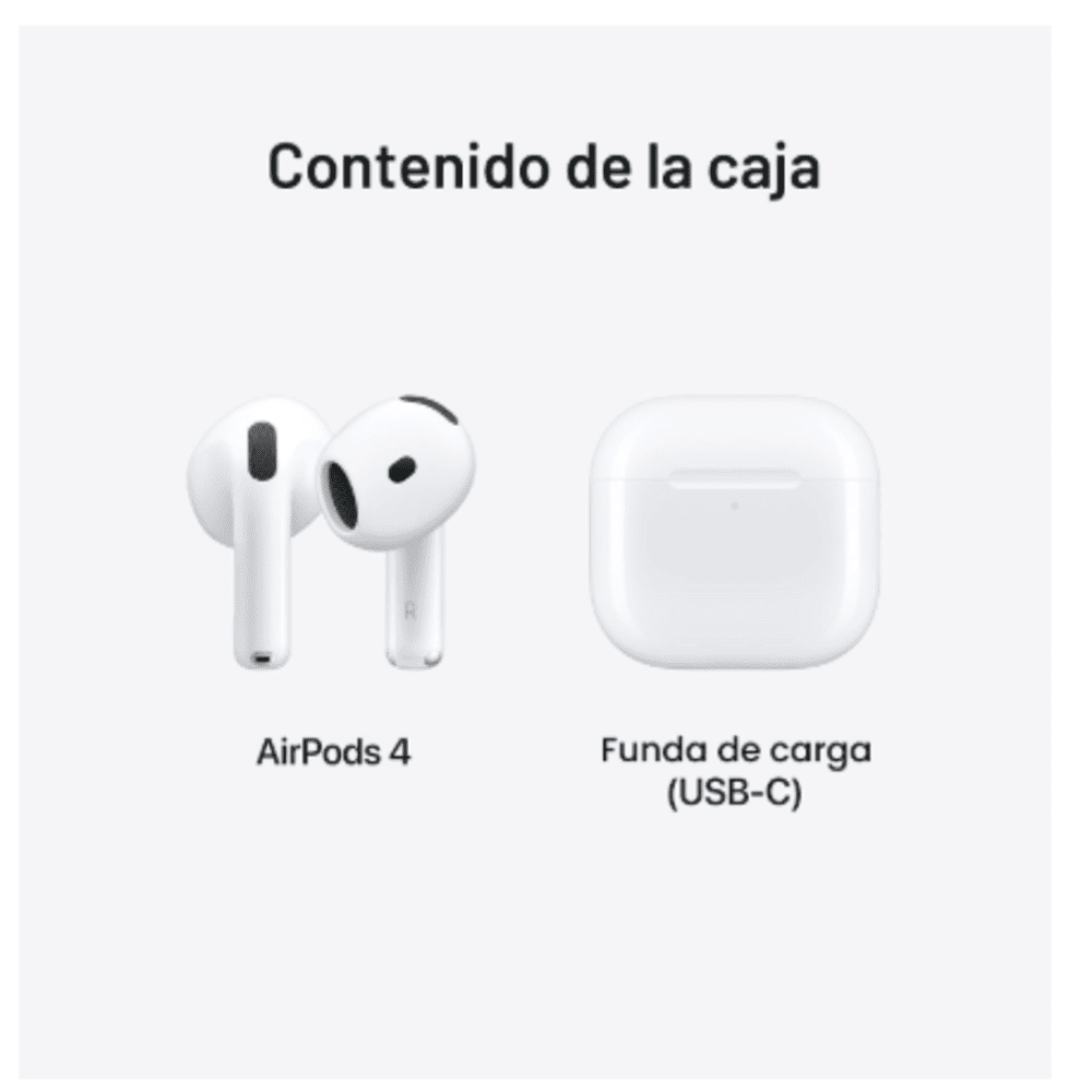Apple AirPods 4 auriculares inalámbricos