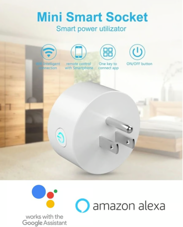 enchufe smart4 Enchufe Samart - Alexa y Google